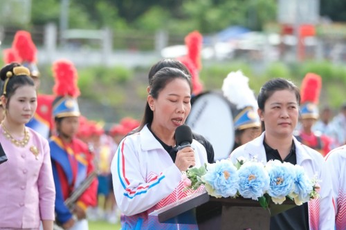 เทศบาลนครแม่สอด เข้าร่วมพิธีเปิดการแข่งขันกีฬาสีภายในของนักเรียนโรงเรียนเทศบาลวัดชุมพลคีรี ประจำปีการศึกษา 2568