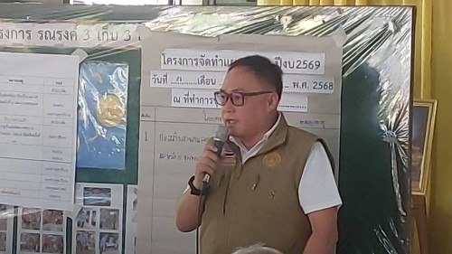 ทน.แม่สอด จัดทำแผนพัฒนาชุมชน ปีงบประมาณ 2569 ของชุมชนสักทอง เพื่อรับฟังปัญหาความต้องการของประชาชน