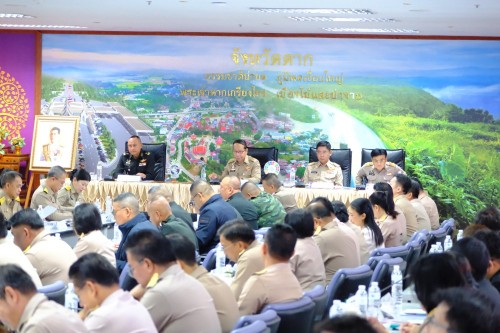 ทน.แม่สอด เข้าร่วมการประชุมหัวหน้าส่วนราชการ หัวหน้าหน่วยงานรัฐวิสาหกิจ สังกัดกระทรวงมหาดไทย นายอำเภอ และผู้ที่เกี่ยวข้อง และประชุมคณะกรมการจังหวัดตาก หัวหน้าส่วนราชการ และผู้ที่เกี่ยวข้อง ครั้งที่ 11/2568 ประจำเดือนพฤศจิกายน 2568
