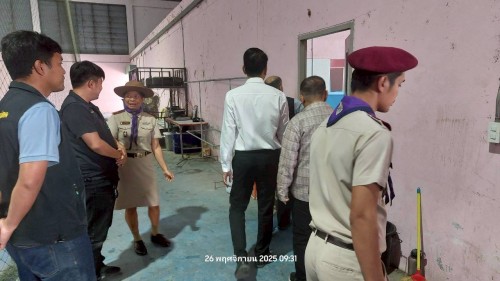 ทน.แม่สอด ลงพื้นที่ตรวจเยี่ยมและสำรวจเพื่อเตรียมซ่อมแซมระบบสาธารณูปโภคในโรงเรียนกีฬาเทศบาลนครแม่สอด