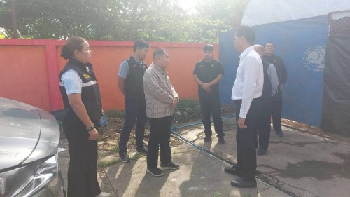 ทน.แม่สอด ลงพื้นที่ตรวจเยี่ยมและสำรวจเพื่อเตรียมซ่อมแซมระบบสาธารณูปโภคในโรงเรียนกีฬาเทศบาลนครแม่สอด