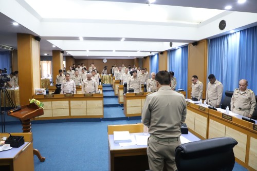 สภาเทศบาลนครแม่สอด จัดประชุมสภาเทศบาลนครแม่สอด สมัยประชุมวิสามัญ สมัยที่ 4 ประจำปี 2568