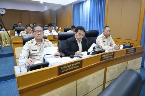 สภาเทศบาลนครแม่สอด จัดประชุมสภาเทศบาลนครแม่สอด สมัยประชุมวิสามัญ สมัยที่ 4 ประจำปี 2568