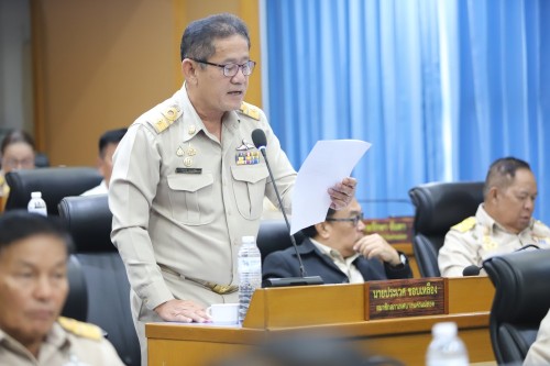 สภาเทศบาลนครแม่สอด จัดประชุมสภาเทศบาลนครแม่สอด สมัยประชุมวิสามัญ สมัยที่ 4 ประจำปี 2568