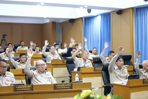 สภาเทศบาลนครแม่สอด จัดประชุมสภาเทศบาลนครแม่สอด สมัยประชุมวิสามัญ สมัยที่ 4 ประจำปี 2568