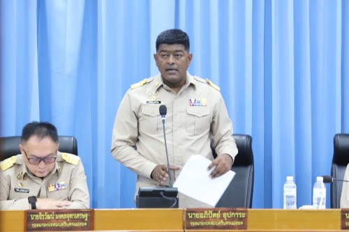 สภาเทศบาลนครแม่สอด จัดประชุมสภาเทศบาลนครแม่สอด สมัยประชุมวิสามัญ สมัยที่ 4 ประจำปี 2568