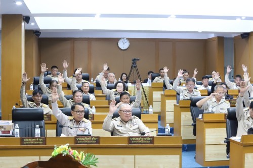 สภาเทศบาลนครแม่สอด จัดประชุมสภาเทศบาลนครแม่สอด สมัยประชุมวิสามัญ สมัยที่ 4 ประจำปี 2568