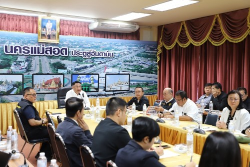 เทศบาลนครแม่สอด จัดประชุมหัวหน้าส่วนราชการ ครั้งที่ 9/2568 ประจำเดือนพฤศจิกายน พ.ศ.2568 