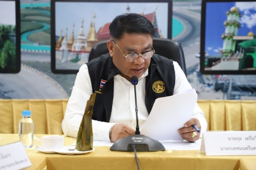 ทน.แม่สอด จัดประชุมการดำเนินการช่วยเหลือประชาชนขององค์กรปกครองส่วนท้องถิ่นเทศบาลนครแม่สอด