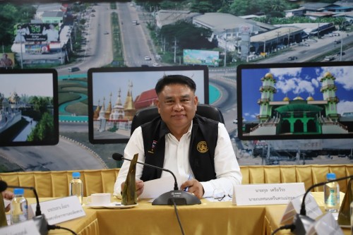 ทน.แม่สอด จัดประชุมการดำเนินการช่วยเหลือประชาชนขององค์กรปกครองส่วนท้องถิ่นเทศบาลนครแม่สอด