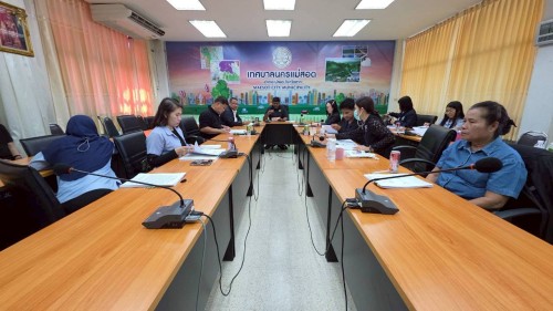 ทน.แม่สอด จัดประชุมคณะอนุกรรมการสนับสนุนการจัดบริการดูแลระยะยาวสำหรับผู้สูงอายุและผู้พิการที่มีภาวะพึ่งพิงเทศบาลนครแม่สอด