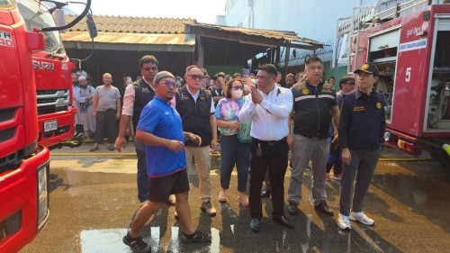 ทน.แม่สอด ลงพื้นที่ระงับเหตุอัคคีภัย ชุมชนอิสลามในเขตพื้นที่เทศบาลนครแม่สอด 