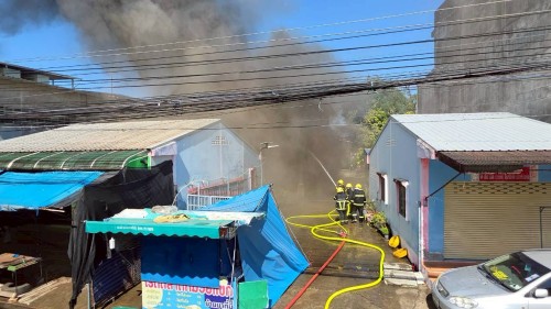 ทน.แม่สอด ลงพื้นที่ระงับเหตุอัคคีภัย ชุมชนอิสลามในเขตพื้นที่เทศบาลนครแม่สอด 