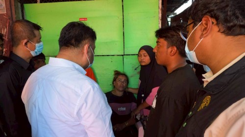 ทน.แม่สอด ลงพื้นที่ระงับเหตุอัคคีภัย ชุมชนอิสลามในเขตพื้นที่เทศบาลนครแม่สอด 