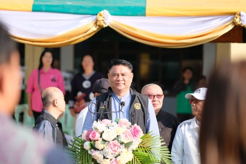 ทน.แม่สอด ร่วมพิธีเปิดการแข่งขันกีฬาสี มณีไพรสณฑ์ เกมส์ การแข่งขันกีฬา – กรีฑานักเรียน ของโรงเรียนเทศบาลวัดมณีไพรสณฑ์ ปีการศึกษา 2568