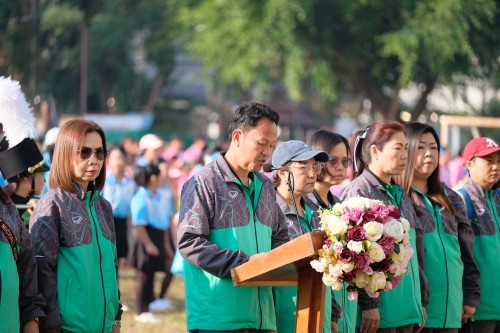 ทน.แม่สอด ร่วมพิธีเปิดการแข่งขันกีฬาสี มณีไพรสณฑ์ เกมส์ การแข่งขันกีฬา – กรีฑานักเรียน ของโรงเรียนเทศบาลวัดมณีไพรสณฑ์ ปีการศึกษา 2568