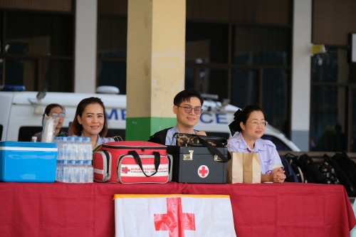 ทน.แม่สอด ร่วมพิธีเปิดการแข่งขันกีฬาสี มณีไพรสณฑ์ เกมส์ การแข่งขันกีฬา – กรีฑานักเรียน ของโรงเรียนเทศบาลวัดมณีไพรสณฑ์ ปีการศึกษา 2568