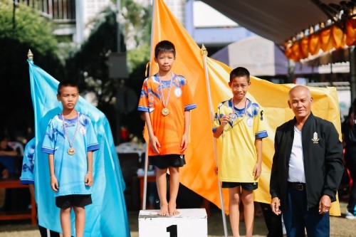 ทน.แม่สอด ร่วมพิธีเปิดการแข่งขันกีฬาสีภายใน “บุญญาวาสเกมส์” ของโรงเรียนเทศบาลวัดบุญญาวาส ประจำปีการศึกษา 2568