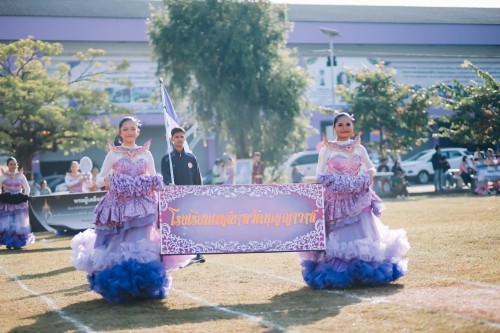 ทน.แม่สอด ร่วมพิธีเปิดการแข่งขันกีฬาสีภายใน “บุญญาวาสเกมส์” ของโรงเรียนเทศบาลวัดบุญญาวาส ประจำปีการศึกษา 2568