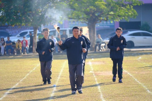 ทน.แม่สอด ร่วมพิธีเปิดการแข่งขันกีฬาสีภายใน “บุญญาวาสเกมส์” ของโรงเรียนเทศบาลวัดบุญญาวาส ประจำปีการศึกษา 2568