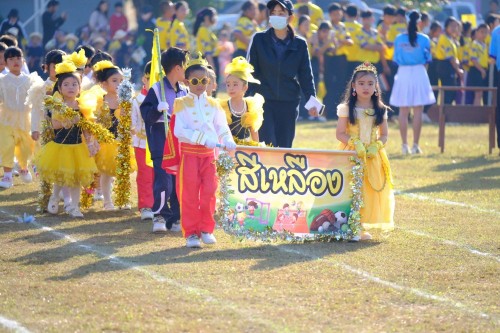 ทน.แม่สอด ร่วมพิธีเปิดการแข่งขันกีฬาสีภายใน “บุญญาวาสเกมส์” ของโรงเรียนเทศบาลวัดบุญญาวาส ประจำปีการศึกษา 2568