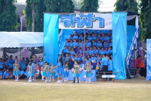 ทน.แม่สอด ร่วมพิธีเปิดการแข่งขันกีฬาสีภายใน “บุญญาวาสเกมส์” ของโรงเรียนเทศบาลวัดบุญญาวาส ประจำปีการศึกษา 2568