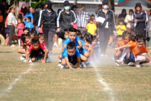 ทน.แม่สอด ร่วมพิธีเปิดการแข่งขันกีฬาสีภายใน “บุญญาวาสเกมส์” ของโรงเรียนเทศบาลวัดบุญญาวาส ประจำปีการศึกษา 2568
