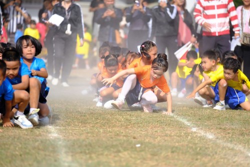 ทน.แม่สอด ร่วมพิธีเปิดการแข่งขันกีฬาสีภายใน “บุญญาวาสเกมส์” ของโรงเรียนเทศบาลวัดบุญญาวาส ประจำปีการศึกษา 2568