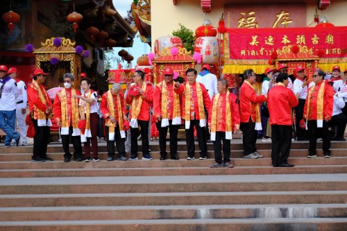 เทศบาลนครแม่สอด ร่วมพิธีการแห่เจ้า ประจำปี 2568 