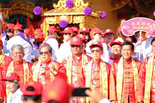 เทศบาลนครแม่สอด ร่วมพิธีการแห่เจ้า ประจำปี 2568 