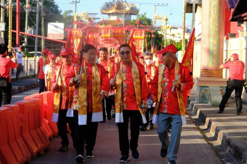 เทศบาลนครแม่สอด ร่วมพิธีการแห่เจ้า ประจำปี 2568 