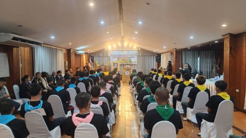 ทน.แม่สอด เข้าร่วมพิธีเปิดโครงการสานสัมพันธ์ น้อง - พี่เสริมพลังต้านยาเสพติด รุ่นที่ 1 ประจำปีงบประมาณ พ.ศ. 2569 