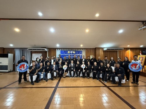 เทศบาลนครแม่สอด เข้าร่วมพิธีเปิดโครงการรวมพลังอาสาสมัครคุมประพฤติร่วมต้านยาเสพติด