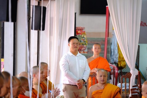 เทศบาลนครแม่สอด เข้าร่วมพิธีฉลองตราตั้งพัดยศ เจ้าคณะตำบล ชั้นโท (จต.ชท.) และทำบุญอายุวัฒนมงคล สืบชะตาหลวง 64 ปี วัดอรัญญเขต