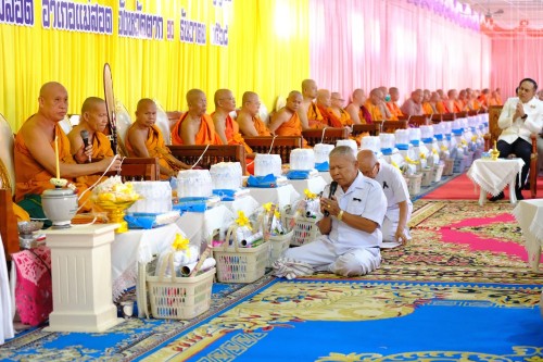 เทศบาลนครแม่สอด เข้าร่วมพิธีฉลองตราตั้งพัดยศ เจ้าคณะตำบล ชั้นโท (จต.ชท.) และทำบุญอายุวัฒนมงคล สืบชะตาหลวง 64 ปี วัดอรัญญเขต