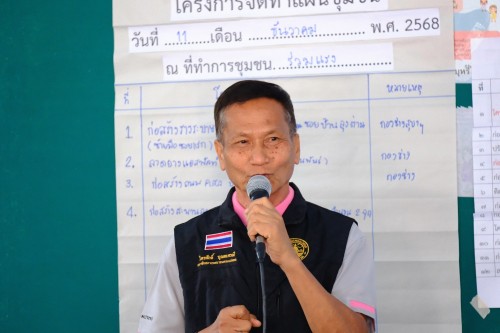 ทน.แม่สอด จัดทำแผนพัฒนาชุมชน ปีงบประมาณ 2569 ของชุมชนร่วมแรง เพื่อรับฟังปัญหาความต้องการของประชาชน