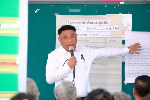 ทน.แม่สอด จัดทำแผนพัฒนาชุมชน ปีงบประมาณ 2569 ของชุมชนร่วมแรง เพื่อรับฟังปัญหาความต้องการของประชาชน