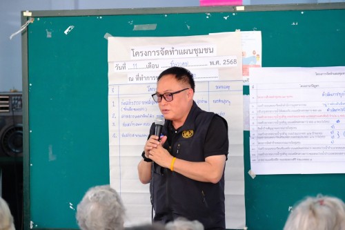 ทน.แม่สอด จัดทำแผนพัฒนาชุมชน ปีงบประมาณ 2569 ของชุมชนร่วมแรง เพื่อรับฟังปัญหาความต้องการของประชาชน