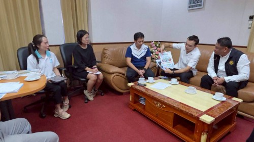 ทน.แม่สอด ต้อนรับคณะมูลนิธิโรงพยาบาลแม่สอด