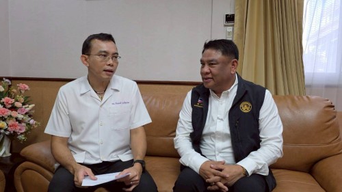 ทน.แม่สอด ต้อนรับคณะมูลนิธิโรงพยาบาลแม่สอด