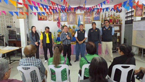 ทน.แม่สอด จัดโครงการอบรมการพัฒนาศักยภาพการจัดการขยะมูลฝอยของภาคีเครือข่ายในชุมชนบ้านเหนือสามัคคีพื้นที่เทศบาลนครแม่สอด ประจำปีงบประมาณ 2569